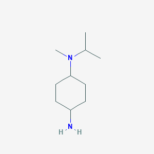 molecular formula C10H22N2 B8456605 N-isopropyl-N-methyl-cis-cyclohexane-1,4-diamine 