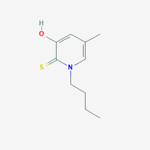 molecular formula C10H15NOS B8457185 1-Butyl-3-hydroxy-5-methylpyridine-2-thione 