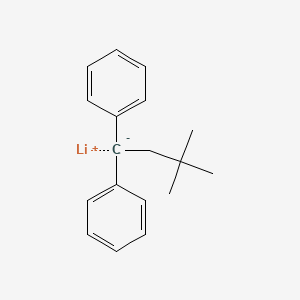Lithium 3,3-dimethyl-1,1-diphenylbutan-1-ide