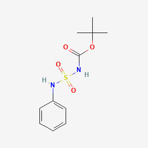 molecular formula C11H16N2O4S B8457297 Phenylaminosulfonyl carbamic acid tert-butylester CAS No. 153028-13-8
