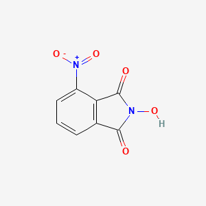 molecular formula C8H4N2O5 B8457316 3-nitro-N-hydroxyphthalimide 
