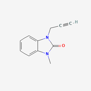 1,3-dihydro-1-methyl-3-(2-propynyl)-2H-benzimidazole-2-one