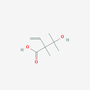 2-(1-Hydroxy-1-methyl-ethyl)-2-methyl-but-3-enoic acid
