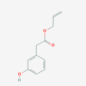 molecular formula C11H12O3 B8457597 Allyl 3-hydroxyphenylacetate 