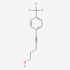 4-Pentyn-1-ol, 5-[4-(trifluoromethyl)phenyl]-