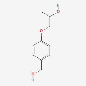 molecular formula C10H14O3 B8457618 1-(4-Hydroxymethyl-phenoxy)-propan-2-ol 