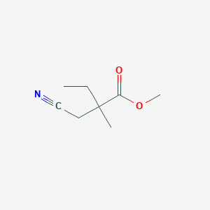 Methyl 2-(cyanomethyl)-2-methylbutanoate