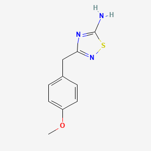3-(4-Methoxy-benzyl)-[1,2,4]thiadiazol-5-ylamine