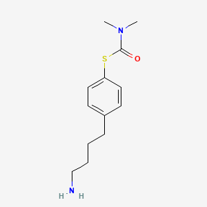 S-[4-(4-Aminobutyl)phenyl] dimethylcarbamothioate