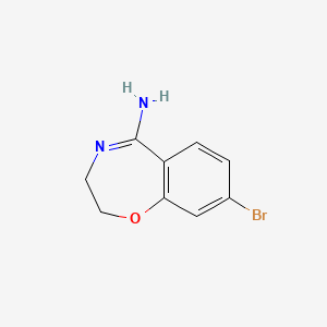 8-Bromo-2,3-dihydrobenzo[f][1,4]oxazepin-5-amine