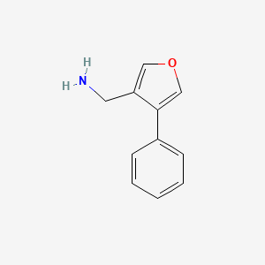 C-(4-Phenylfuran-3-yl)methylamine