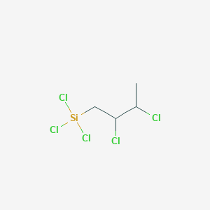 molecular formula C4H7Cl5Si B8457811 Trichloro(2,3-dichlorobutyl)silane CAS No. 18147-59-6