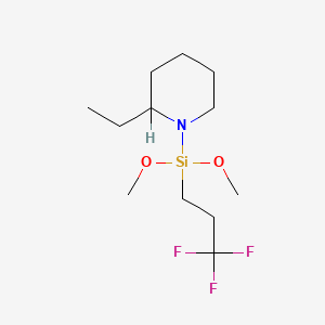 Piperidine, 1-[dimethoxy(3,3,3-trifluoropropyl)silyl]-2-ethyl-