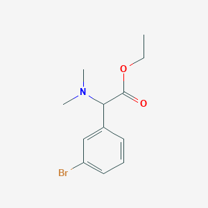 (3-Bromo-phenyl)-dimethylamino-acetic acid ethyl ester