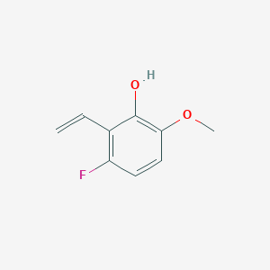 3-Fluoro-6-methoxy-2-vinylphenol