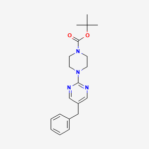 Tert-butyl 4-(5-benzylpyrimidin-2-yl)piperazine-1-carboxylate