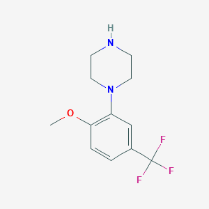 4-(2-Methoxy-5-trifluoromethyl-phenyl)-piperazine