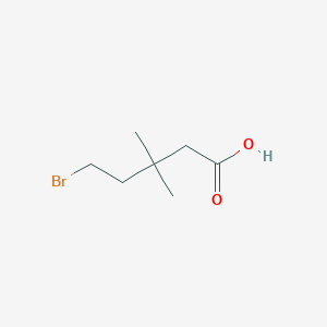 5-Bromo-3,3-dimethylpentanoic Acid