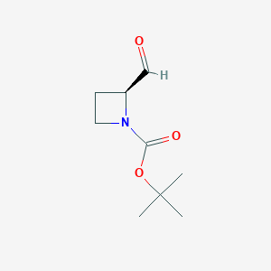 (2S)-N-Boc-azetidine-2-carbaldehyde