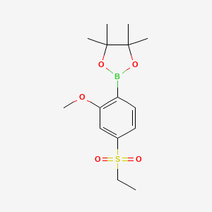 2-(4-(Ethylsulfonyl)-2-methoxyphenyl)-4,4,5,5-tetramethyl-1,3,2-dioxaborolane