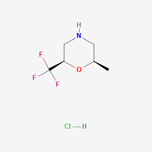 (2R,6R)-2-Methyl-6-(trifluoromethyl)morpholine hydrochloride