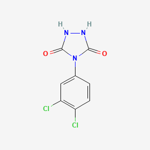 molecular formula C8H5Cl2N3O2 B8458097 4-(3,4-Dichlorophenyl)urazole 