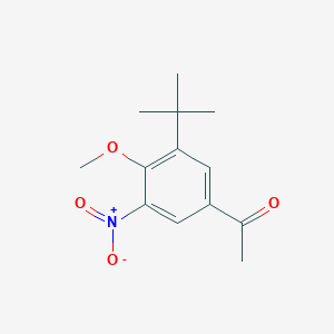 1-(3-tert-Butyl-4-methoxy-5-nitrophenyl)ethan-1-one
