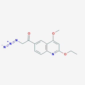 6-Azidoacetyl-2-ethoxy-4-methoxyquinoline