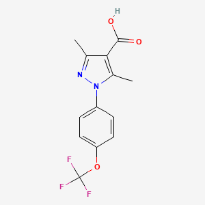 3,5-dimethyl-1-(4-trifluoromethoxy-phenyl)-1H-pyrazole-4-carboxylic acid