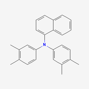 molecular formula C26H25N B8458544 N,N-Bis(3,4-dimethylphenyl)naphthalen-1-amine CAS No. 161114-56-3