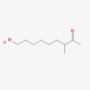 molecular formula C10H20O2 B8458549 9-Hydroxy-3-methylnonan-2-one 