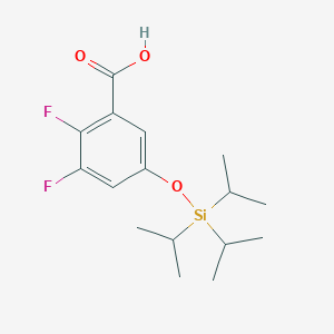 2,3-Difluoro-5-(triisopropylsilyloxy)benzoic acid