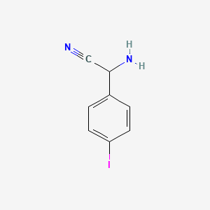 2-Amino-2-(4-iodophenyl)acetonitrile