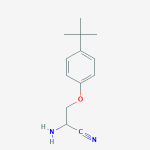 2-Amino-3-[4-(1,1-dimethylethyl)phenoxy]propionitrile