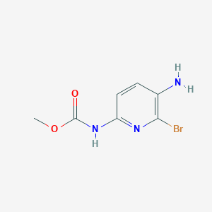 Methyl 5-amino-6-bromopyridin-2-ylcarbamate