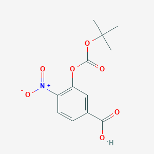 3-(Tert-butoxycarbonyloxy)-4-nitrobenzoic acid