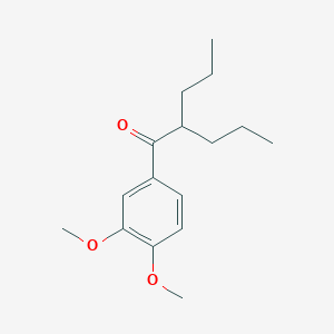 3',4'-Dimethoxy-2-propylvalerophenone