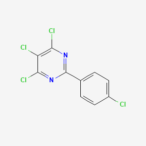 2-(4'-Chlorophenyl)-4,5,6-trichloropyrimidine