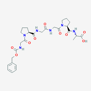 molecular formula C27H36N6O9 B084590 Z-Gly-Pro-Gly-Gly-Pro-Ala-OH CAS No. 13075-38-2
