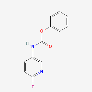 molecular formula C12H9FN2O2 B8459040 Phenyl 6-fluoropyridin-3-ylcarbamate CAS No. 1072811-68-7
