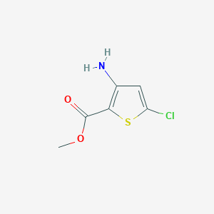 molecular formula C6H6ClNO2S B8459283 Methyl 3-amino-5-chloro-2-thiophenecarboxylate CAS No. 107818-51-9