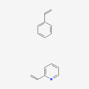 molecular formula C15H15N B8459290 Poly(2-vinyl pyridine)-b-polystyrene-b-poly(2-vinyl pyridine) 