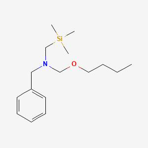 N-Benzyl-1-butoxy-N-[(trimethylsilyl)methyl]methanamine
