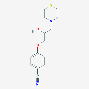 4-[2-Hydroxy-3-(4-thiomorpholinyl)propoxy]-benzonitrile