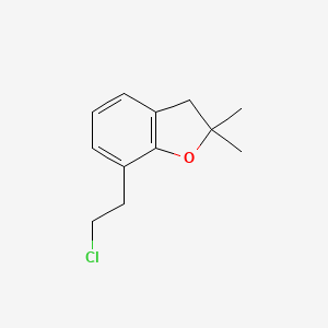 2-(2,3-Dihydro-2,2-dimethyl-7-benzofuranyl)ethyl chloride