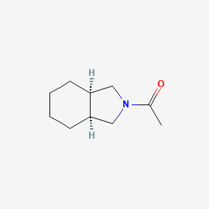 molecular formula C10H17NO B8459972 cis-hexahydro-N-acetylisoindoline 