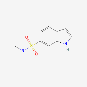 molecular formula C10H12N2O2S B8459991 N,N-dimethyl-1H-indole-6-sulfonamide 
