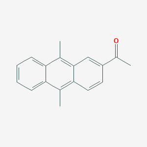 molecular formula C18H16O B8460225 2-Acetyl-9,10-dimethylanthracene CAS No. 15254-37-2