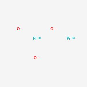 molecular formula O3Pr2 B084605 氧化镨 (Pr2O3) CAS No. 11113-81-8