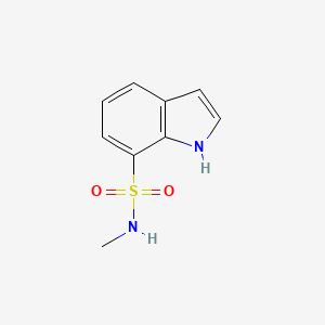 molecular formula C9H10N2O2S B8460500 N-methyl-1H-indole-7-sulfonamide 